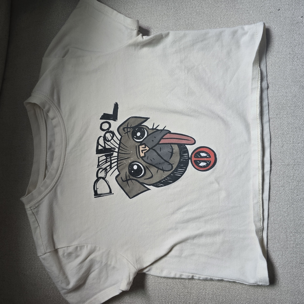 Kids Cream Graphic T-Shirt